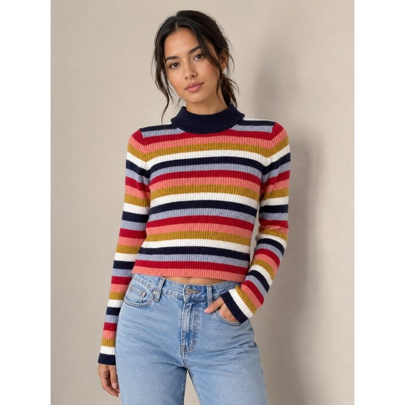 Madewell Sweaters - Madewell Striped Sweater‎ XS Merino